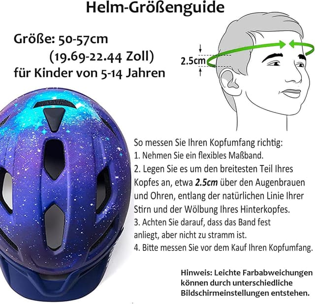 Thumbnail 1 de SIFVO Fahrradhelm Kinder 50–57 cm