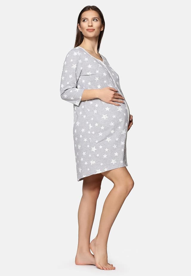 Detalle de Be Mammy chemise de nuit maternité pour allaitement