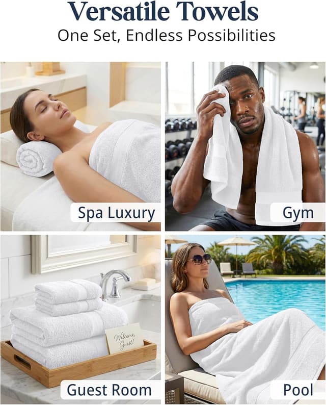 Thumbnail 6 de LANE LINEN 16-Piece Bath Towel Set