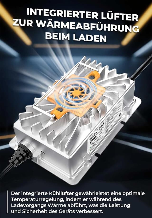 Thumbnail 5 de Chargeur LiFePO4 14,6V 20A pour batterie 12V