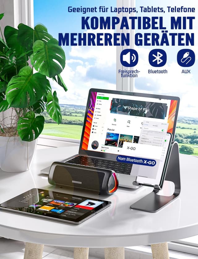 Thumbnail 6 de UOHHBOE 30W Bluetooth Lautsprecher – Tragbar