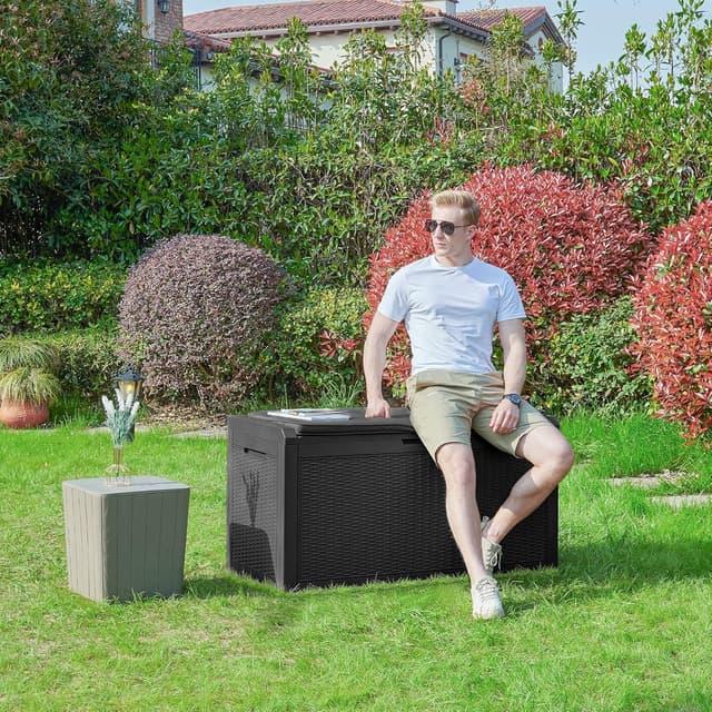 Thumbnail 4 de YITAHOME Grand Coffre Extérieur 380L Noir