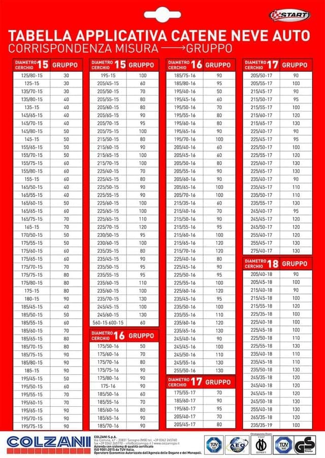 Thumbnail 6 de START Start Set catene da neve 9 mm