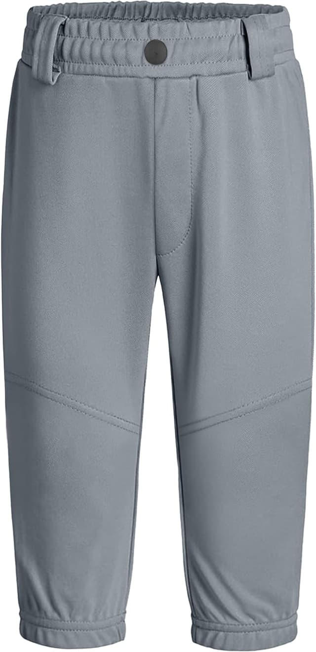 Detalle de MIVEI Knicker Baseball Pants for Toddler & Youth (2T–5T): Softball & T-Ball Practice Pants with Pocket & Belt Loops