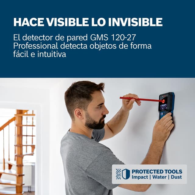 Thumbnail 1 de Bosch Professional GMS 120 Detector de Metal y Cables 🛠