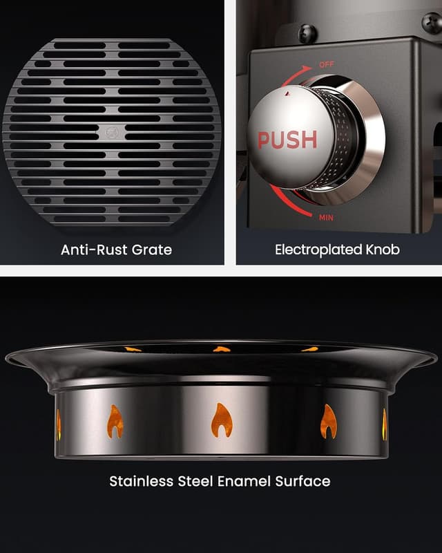 Thumbnail 5 de Ciays 24 Inch Propane Fire Pit