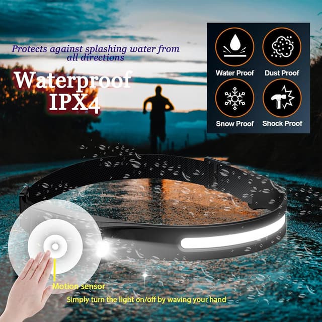 Detalle 2 de Vokida Outdoor Vibes Stirnlampe 350 Lumen đŠ