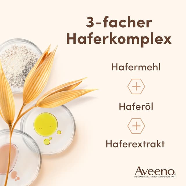 Detalle de Aveeno Skin Relief Bodylotion parfümfrei – beruhigende Feuchtigkeit für sehr trockene Haut
