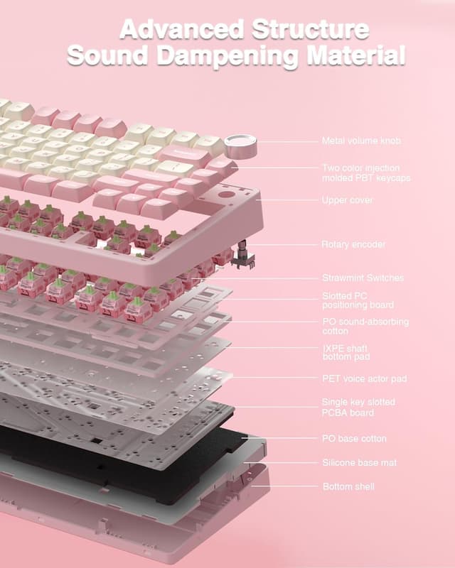 Thumbnail 3 de AULA F75 75% Wireless Mechanical Keyboard