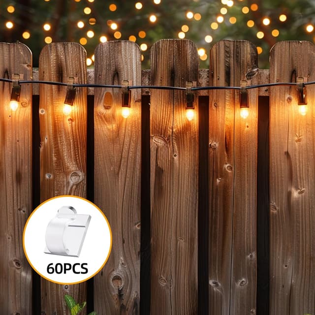 Detalle 1 de BillyBath Kabelclips 60 Stück transparent