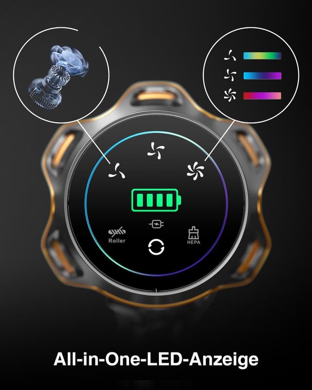 Thumbnail 4 de Akku Staubsauger 45000Pa 1,6L – kabellos, 65 Min. 🧹