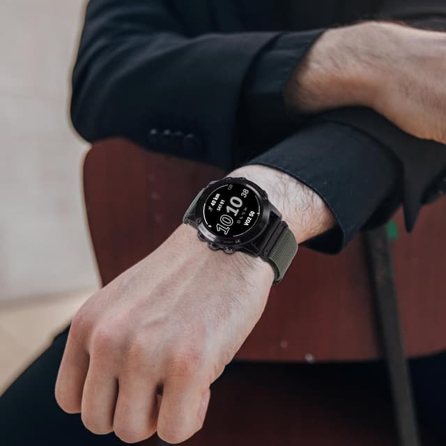 Thumbnail 6 de EKINGEEK Nylon QuickFit watch strap (20 mm) for Garmin fenix 7S/6S/5S, epix Pro Gen 2 42mm, fenix 8 43mm and more