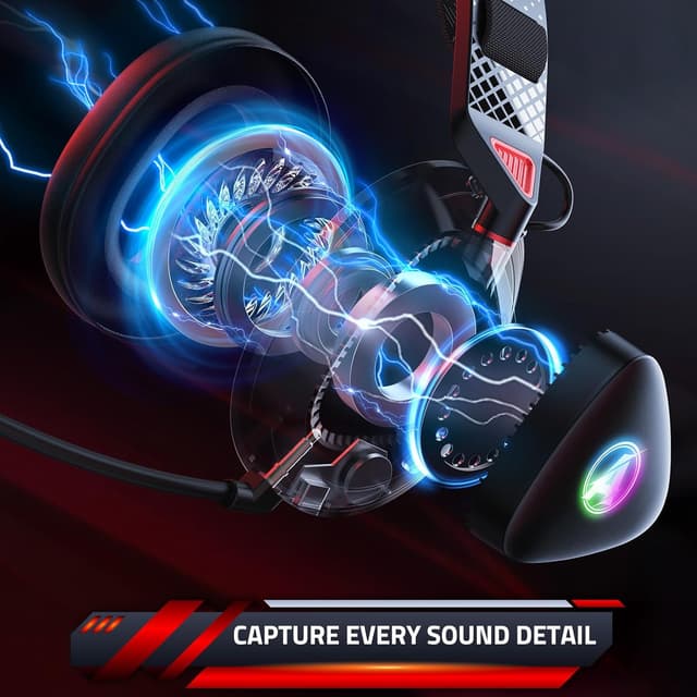 Detalle 2 de Awinnasey PH3 Gaming Headset Wireless