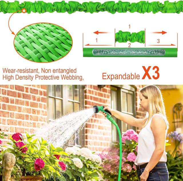 Thumbnail 3 de HOMOZE 100FT Expandable Garden Hose