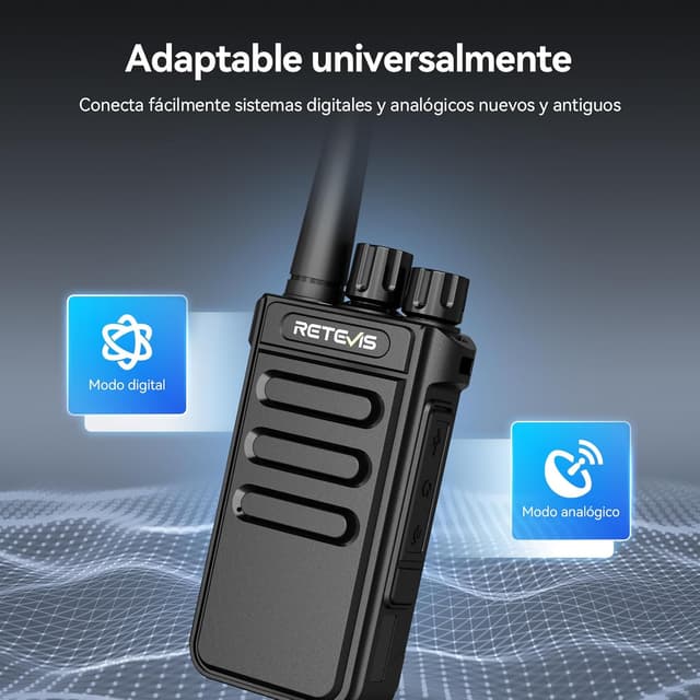 Thumbnail 1 de Retevis MateTalk P64 Walkie Talkie 12 h batería