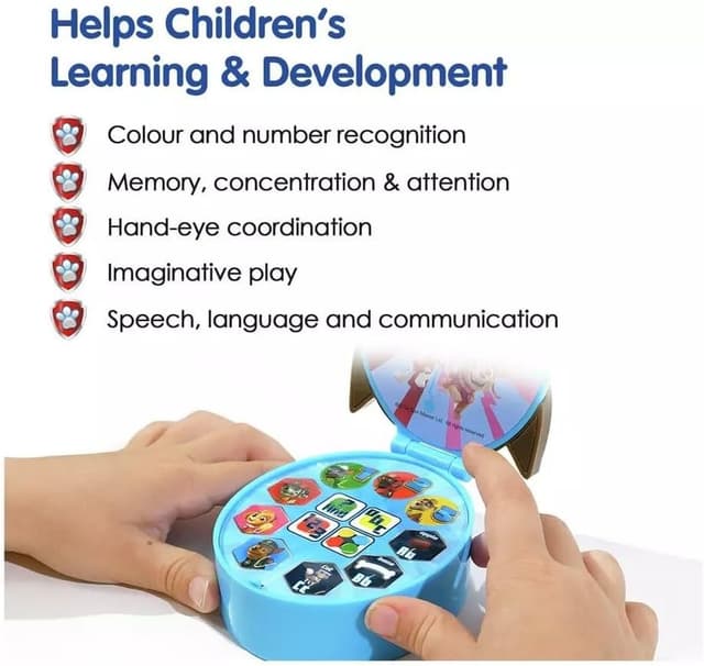 Detalle 1 de PAW PATROL Chase Flip Up Learning Pad