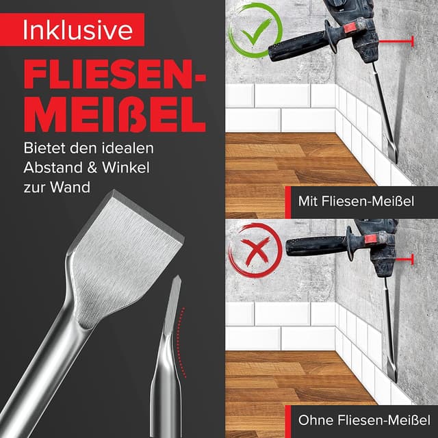 Thumbnail 6 de Betonbohrer SDS Plus Set 11 teilig 5–12 mm