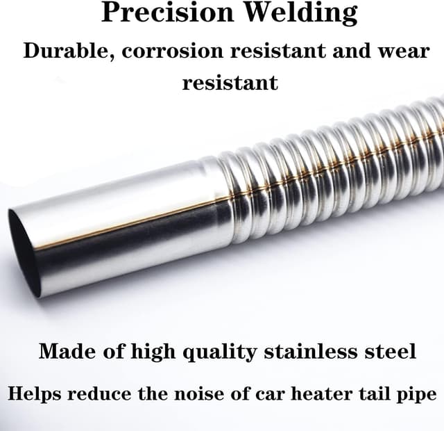 Detalle de QISF Stainless Steel Exhaust Pipe (300cm) for parking air diesel heaters