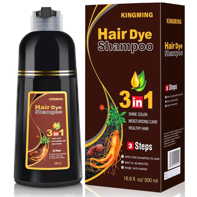 Thumbnail 6 de Black Hair Dye Shampoo 3‑in‑1 Schwarz 500 ml