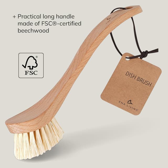 Thumbnail 4 de ENA Living Wooden Dish Brush 26x4 cm
