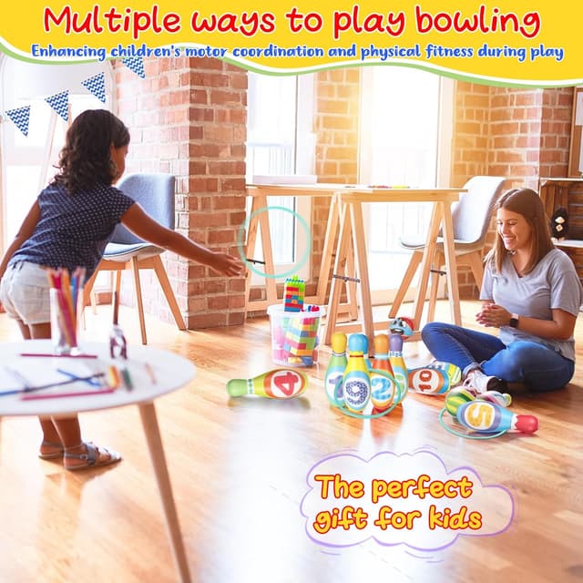 Thumbnail 3 de Bowling Set Kids for Tiny Bowlers