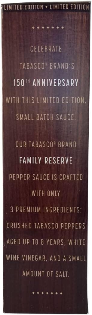 Thumbnail 6 de TABASCO® Family Reserve 148 ml, edizione limitata con invecchiamento fino a 8 anni in botti di quercia bianca