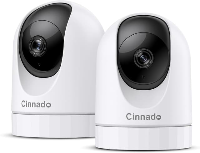 Imagen de Cinnado 2K Indoor WiFi CCTV Camera 2-pack en OfertitasTOP