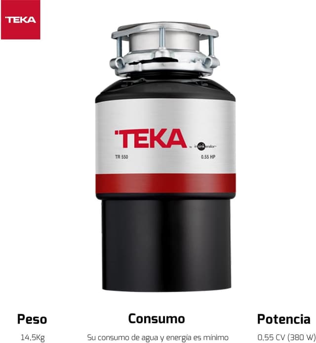 Thumbnail 2 de Teka Triturador de Fregadero 0,55 CV (380 W)