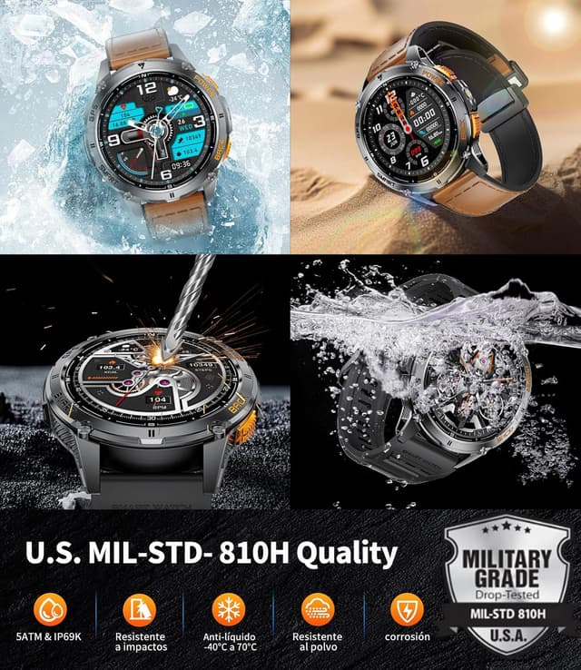 Thumbnail 6 de LIGE DM4 reloj inteligente 1.43'' AMOLED 530mAh