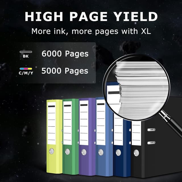 Detalle de DOUBLE D LC427XL (LC-427XL) — pack de cartouches d’encre compatibles Brother pour MFC-J5955DW, MFC-J6955DW et autres