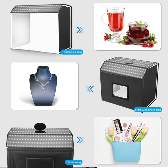 Detalle de PULUZ photo light box 762 LED 24 inch