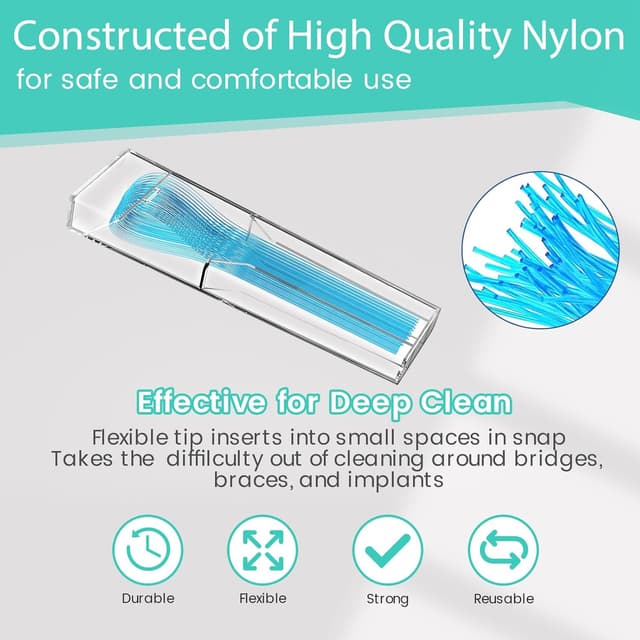 Thumbnail 4 de Floss Threaders 400 Count Pack 🦷