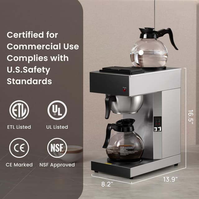 Thumbnail 6 de SYBO SF-CB-2GA 12-Cup Coffee Maker