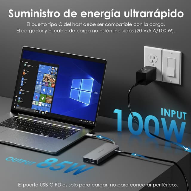 Thumbnail 6 de WAVLINK Docking USB-C para dos monitores 100W PD