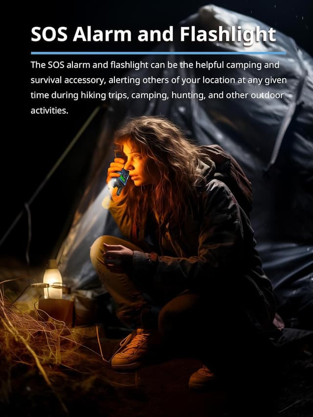 Detalle de Inspireyes kids walkie talkies 3-pack (rechargeable) with compass, long range and VOX