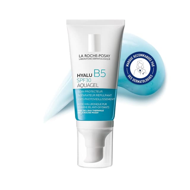 Detalle de La Roche-Posay Hyalu B5 Aquagel LSF 30 – aufpolsternde Anti-Aging-Feuchtigkeitscreme mit Hyaluron