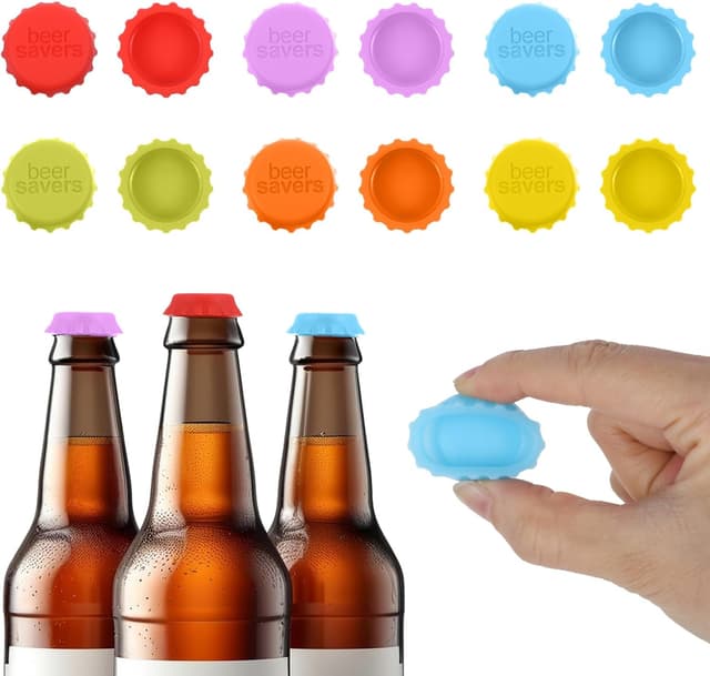 Thumbnail 5 de Classicseali 24 Stück Kronkorken Silikon 2,5 cm 🍺