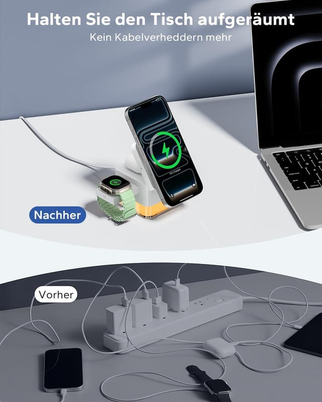 Thumbnail 6 de KPON 3-in-1 Ladestation für iPhone und Watch