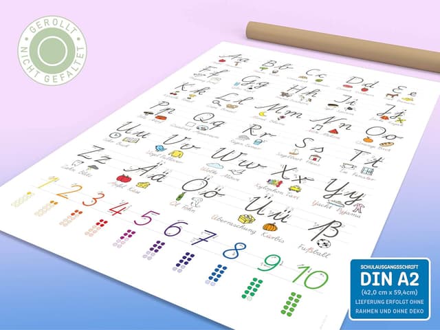 Thumbnail 5 de Schulausgangsschrift Poster DIN A2 Lernen