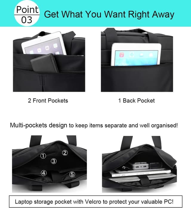 Thumbnail 3 de zhongningyifeng 14 Inch Laptop Bag