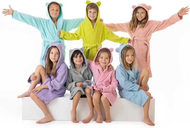 Thumbnail 5 de LEBENGOOD Peignoir enfant 100% coton OEKO-TEX