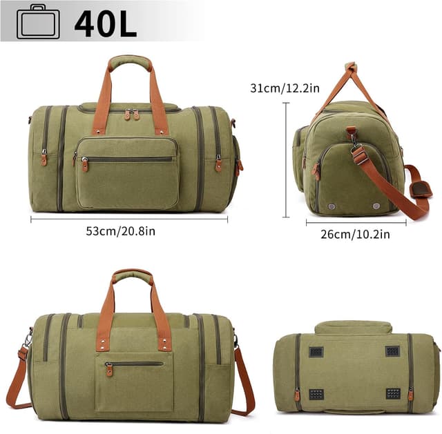 Thumbnail 2 de Sport Gym Duffel Bag 40L Green