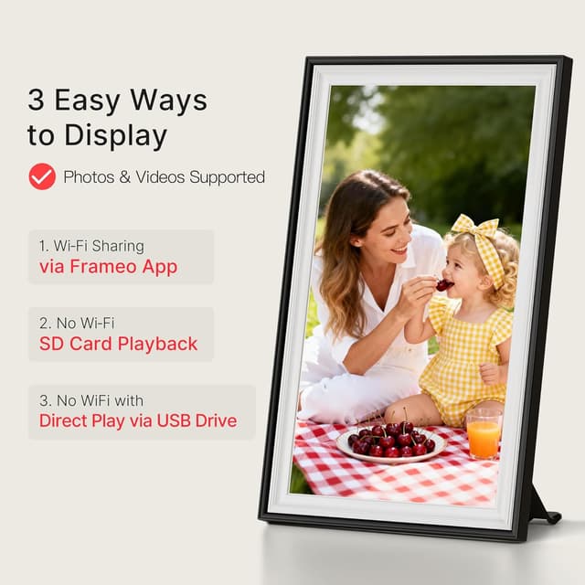 Detalle 2 de Frameo Digital Photo Frame WiFi 64GB