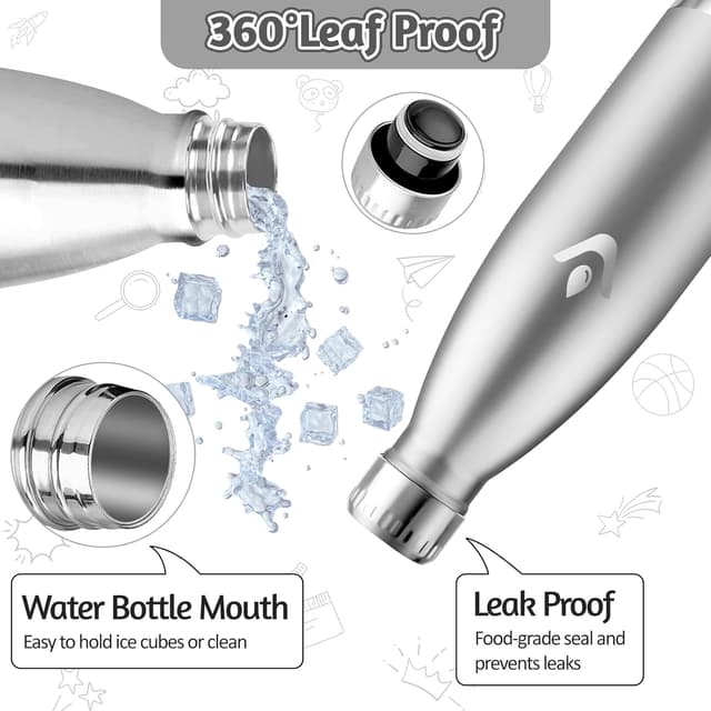 Detalle de Motswedi borraccia termica 750 ml in acciaio inox 18/8 a doppia parete