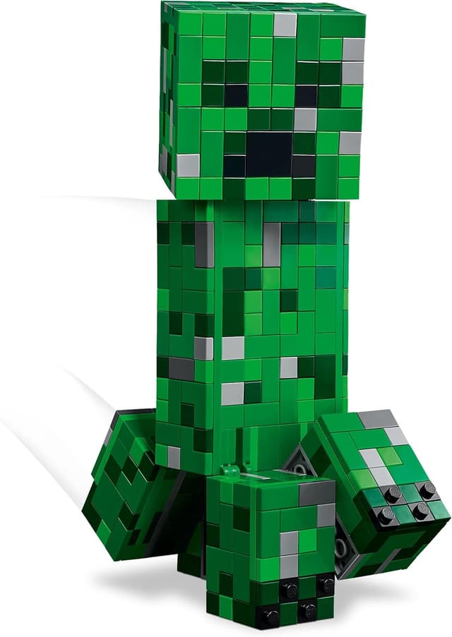 Detalle 2 de LEGO Minecraft Der Creeper (Modell 21276) – bewegliche Actionfigur mit TNT-Element