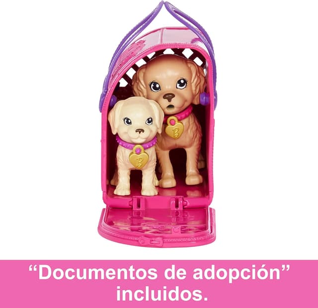 Thumbnail 6 de Barbie HKD86: Muñeca con Perritos y Accesorios