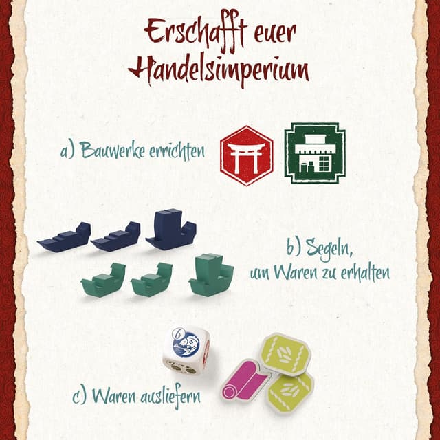 Detalle 2 de Kosmos 685447 „Am goldenen Fluß“ – Strategiespiel für 2–4 Personen ab 12 Jahren