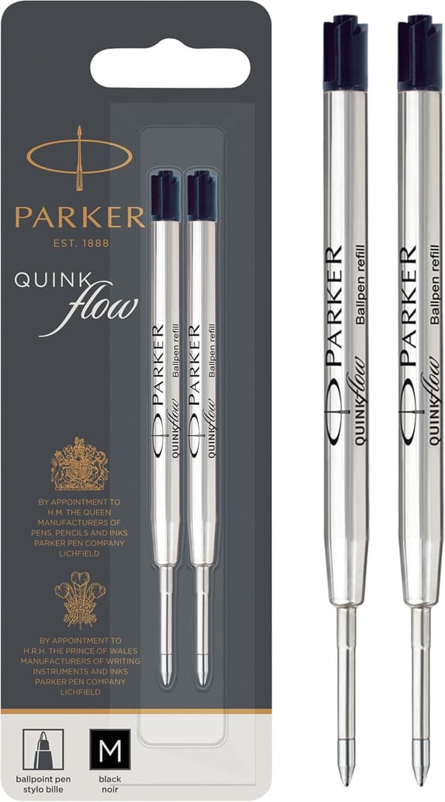 Detalle de Parker Quinkflow ricarica punta media 2 pz 🖋