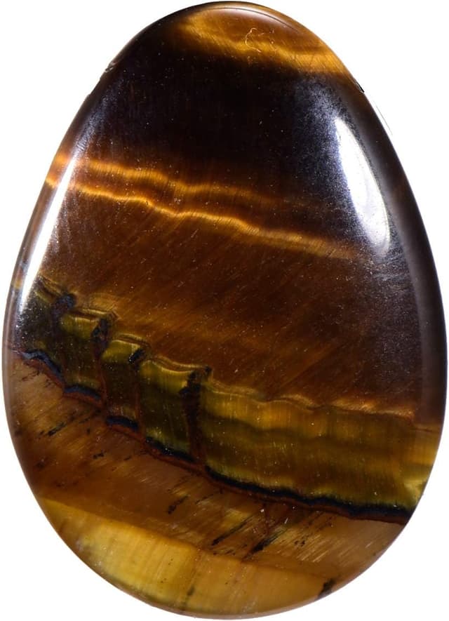 Detalle de Morella Femme collier 80 cm avec pendentif goutte en pierre précieuse et petit sac