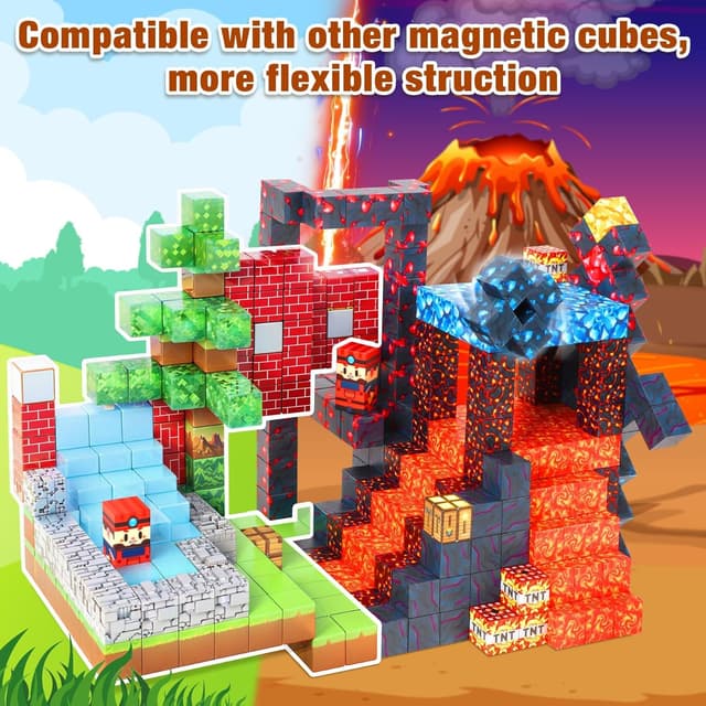 Detalle 2 de COOLJOYA Magnetic Blocks 54PCS